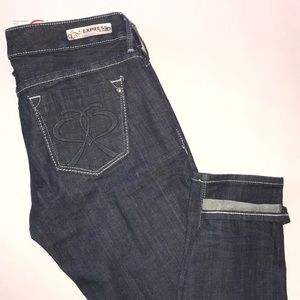 EXPRESS Dark Denim Ultra Skinny Size 6s